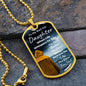 To My Bad Ass Daughter | From Dad | Dog Tag Chain | I Am The Storm
