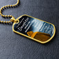 To My Bad Ass Daughter | From Dad | Dog Tag Chain | I Am The Storm