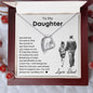 To My Daughter | From Dad | Forever Love Necklace