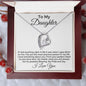 To My Daughter | From Mom | Forever Love Necklace