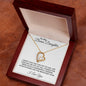 To My Bonus Daughter | I Love You | Forever Love Necklace