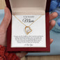 To Mom | Forever Love Knot Necklace | WHT
