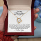 To My Daughter | From Mom | Forever Love Necklace
