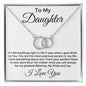 To My Daughter | From Mom | Perfect Pair Necklace