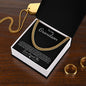To My Grandson | From Grandmother | Cuban Chain