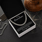 To My Grandson | From Grandmother | Cuban Chain