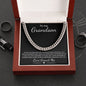 To My Grandson | From Grandmother | Cuban Chain