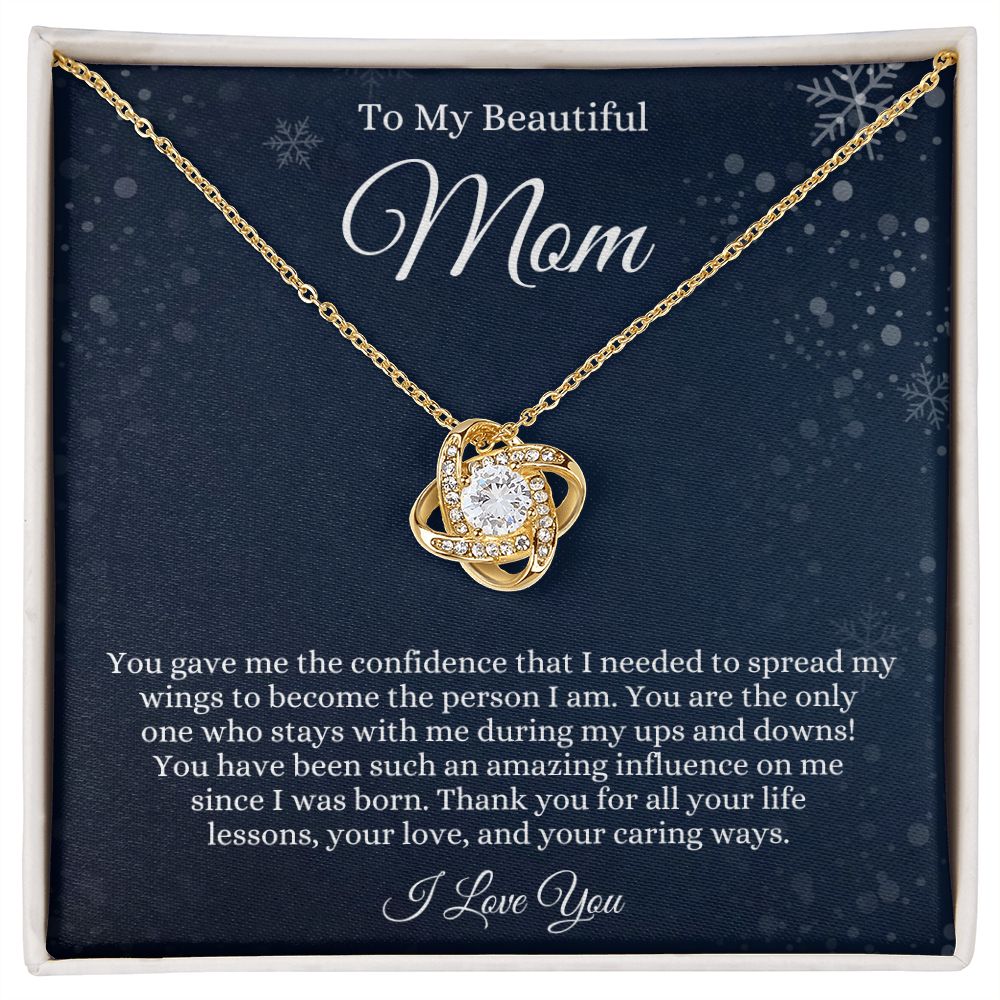 To Mom | Love Knot Necklace | BLU