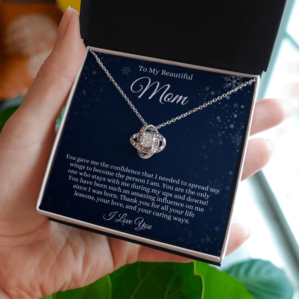 To Mom | Love Knot Necklace | BLU