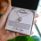 To My Daughter | From Dad | Love Knot Necklace