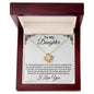 To My Daughter | From Dad | Love Knot Necklace