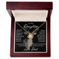 To My Daughter | From Dad | Love Knot Necklace | Buck