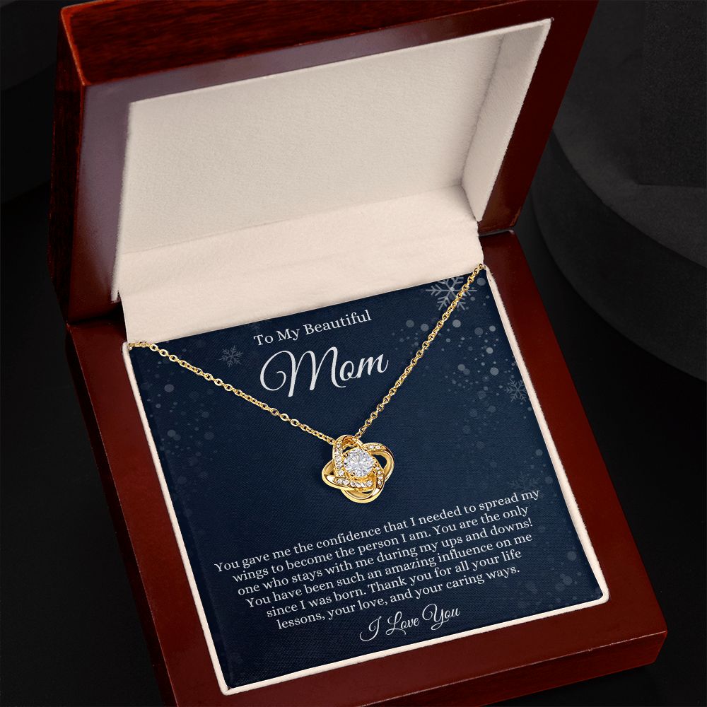 To Mom | Love Knot Necklace | BLU