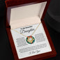 To My Beautiful Daughter | Love Knot Necklace | WHT Christmas Wreath