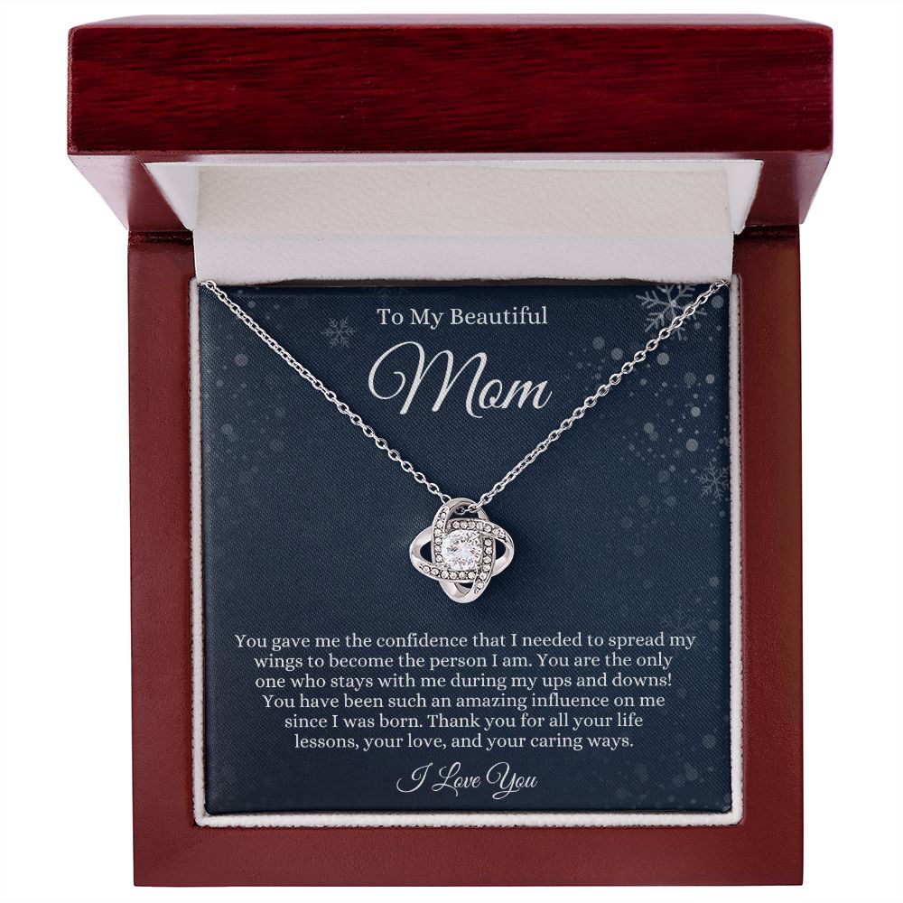 To Mom | Love Knot Necklace | BLU