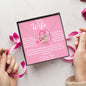 To My Wife | Locking Hearts Necklace | Ribbon/Face BCA