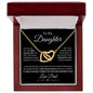 To My Daughter | From Dad | Interlocking Hearts Necklace