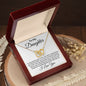 To My Daughter | From Dad | Locking Hearts Necklace
