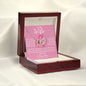To My Wife | Locking Hearts Necklace | Ribbon/Face BCA