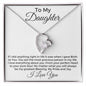 To My Daughter | From Mom | Forever Love Necklace