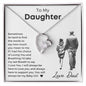 To My Daughter | From Dad | Forever Love Necklace