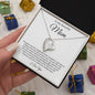 To Mom | Forever Love Knot Necklace | WHT