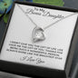 To My Bonus Daughter | I Love You | Forever Love Necklace