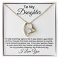 To My Daughter | From Mom | Forever Love Necklace
