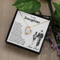 To My Daughter | From Dad | Forever Love Necklace