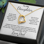 To My Daughter | From Dad | Forever Love Necklace | Always Be My Little Girl