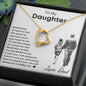 To My Daughter | From Dad | Forever Love Necklace